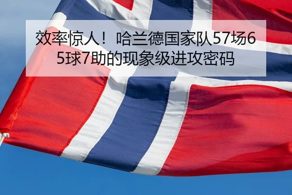 效率惊人！哈兰德国家队57场65球7助的现象级进攻密码